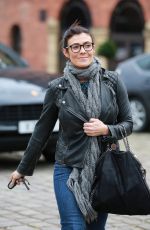 KYM MARSH Leaves Key 103 Radio Station in Manchester 02/02/2016