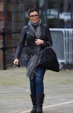 KYM MARSH Leaves Key 103 Radio Station in Manchester 02/02/2016