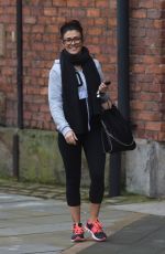 KYM MARSH Leaves Key 103 Radio Studios in Manchester 02/05/2016