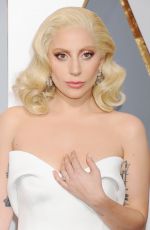 LADY GAGA at 88th Annual Academy Awards in Hollywood 02/28/2016