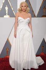 LADY GAGA at 88th Annual Academy Awards in Hollywood 02/28/2016