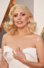 LADY GAGA at 88th Annual Academy Awards in Hollywood 02/28/2016