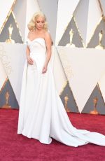LADY GAGA at 88th Annual Academy Awards in Hollywood 02/28/2016