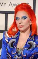 LADY GAGA at Grammy Awards 2016 in Los Angeles 02/15/2016