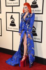 LADY GAGA at Grammy Awards 2016 in Los Angeles 02/15/2016