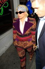 LADY GAGA Out and About in Hollywood 02/14/2016