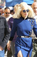 LADY GAGA Out on Sunset Boulevard 02/27/2016