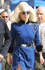 LADY GAGA Out on Sunset Boulevard 02/27/2016