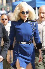 LADY GAGA Out on Sunset Boulevard 02/27/2016