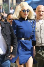 LADY GAGA Out on Sunset Boulevard 02/27/2016