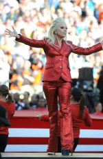 LADY GAGA Performs at Super Bowl 50 at Levi
