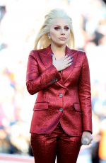 LADY GAGA Performs at Super Bowl 50 at Levi