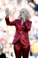 LADY GAGA Performs at Super Bowl 50 at Levi