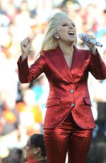 LADY GAGA Performs at Super Bowl 50 at Levi