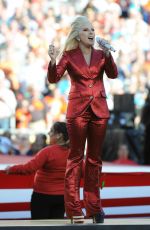 LADY GAGA Performs at Super Bowl 50 at Levi