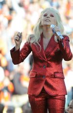 LADY GAGA Performs at Super Bowl 50 at Levi