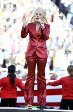 LADY GAGA Performs at Super Bowl 50 at Levi