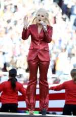 LADY GAGA Performs at Super Bowl 50 at Levi