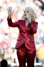LADY GAGA Performs at Super Bowl 50 at Levi