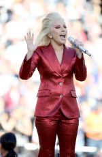 LADY GAGA Performs at Super Bowl 50 at Levi