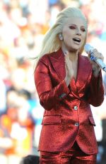 LADY GAGA Performs at Super Bowl 50 at Levi