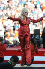 LADY GAGA Performs at Super Bowl 50 at Levi