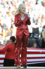 LADY GAGA Performs at Super Bowl 50 at Levi