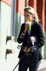 LADY VICTORIA HERVEY Walks Her Dog Out in Los Angeles 02/05/2016