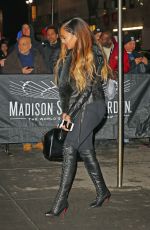 LALA ANTHONY Arrives at Nnicks vs Warriors Game in New York 01/31/2016