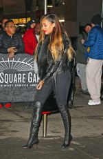 LALA ANTHONY Arrives at Nnicks vs Warriors Game in New York 01/31/2016