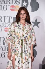 LANA DEL REY at Brit Awards 2016 in London 02/24/2016