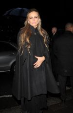 LAURA BAILEY Arrives at Charles Finch Pre-bafta Party in London 02/13/2016