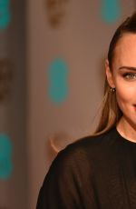 LAURA HADDOCK at British Academy of Film and Television Arts Awards 2016 in London 02/14/2016
