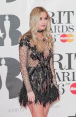 LAURA WHITMORE at Brit Awards 2016 in London 02/24/2016
