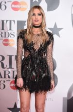 LAURA WHITMORE at Brit Awards 2016 in London 02/24/2016