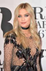 LAURA WHITMORE at Brit Awards 2016 in London 02/24/2016