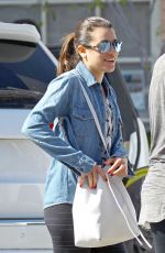 LEA MICHELE in Leggings Out in Los Angeles 02/22/2016