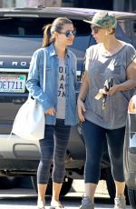 LEA MICHELE in Leggings Out in Los Angeles 02/22/2016