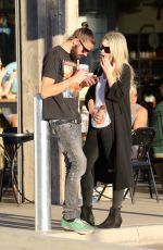 LEAH FELDER an Brandon Jenner Out in Malibu 02/07/2016