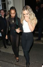 LEIGH-ANNE PINNOCK and PERRIE EDWARDS Leaves Brit Awards 2016 in London 02/25/2016