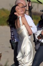 LIBERTY ROSS at a Wedding Ceremony on the Beach in Malibu 02/14/2016