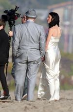 LIBERTY ROSS at a Wedding Ceremony on the Beach in Malibu 02/14/2016