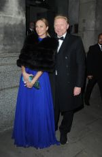 LILLY and Boris BECKER Leaves The Princess Trust Dinner Gala in London 02/04/2016