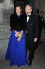 LILLY and Boris BECKER Leaves The Princess Trust Dinner Gala in London 02/04/2016