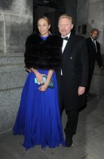 LILLY and Boris BECKER Leaves The Princess Trust Dinner Gala in London 02/04/2016