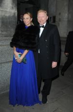 LILLY and Boris BECKER Leaves The Princess Trust Dinner Gala in London 02/04/2016