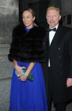 LILLY and Boris BECKER Leaves The Princess Trust Dinner Gala in London 02/04/2016