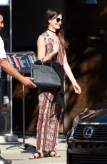 LILY ALDRIDGE Out and About in Los Angeles 02/08/2016
