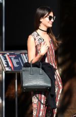 LILY ALDRIDGE Out and About in Los Angeles 02/08/2016