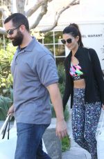 LILY ALDRIDGE Out Shopping in Los Angeles 02/24/2016